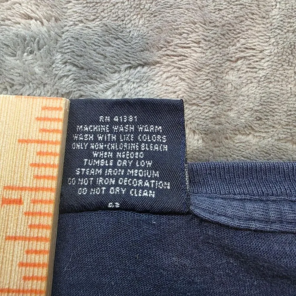 Polo By Ralph Lauren Shirt Mens L Blue Crew Neck Short Sleeve Pony Tee T-Shirt